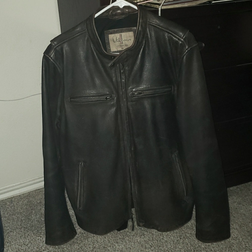 Wilson Performance Style  Leather Jacket, M